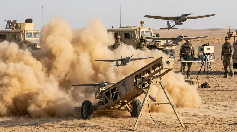 Defense officials aim to rapidly field attritable, low-cost drone swarms to counter global adversaries.
