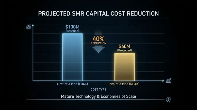 The fleet-purchasing model is expected to drive down capital costs by up to 40% as manufacturing scales.