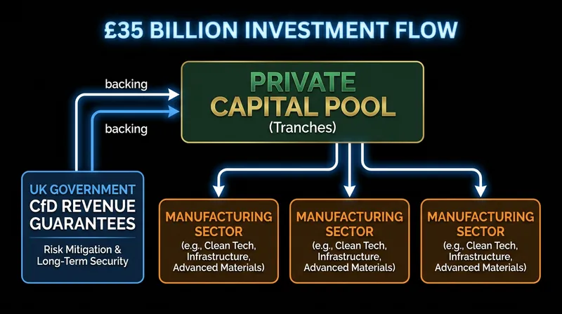 Government revenue guarantees act as a financial backstop, transforming the SMR fleet into a bond-like asset for investors.