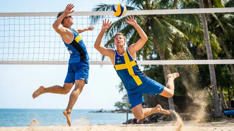 The Swedish jump-setting offense continues to disrupt traditional blocking schemes on the Beach Pro Tour.