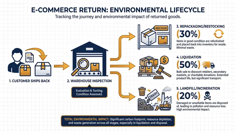 The carbon-intensive reality of reverse logistics makes reducing return volume an environmental imperative.