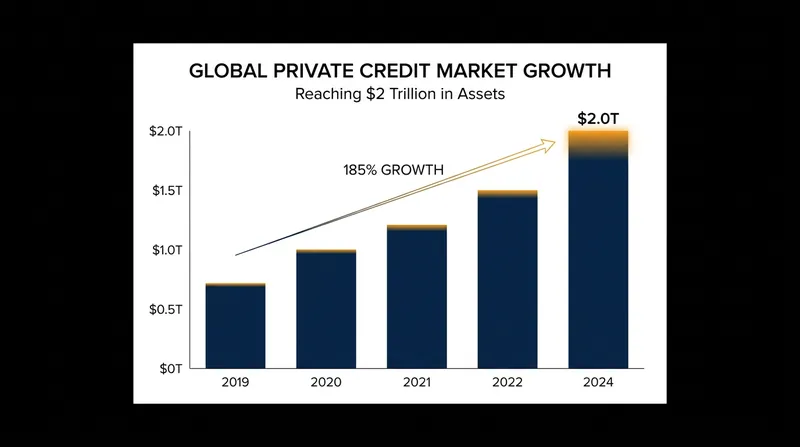 The private credit market has surged to rival the institutional leveraged loan market.