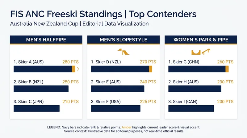 The race for the overall ANC title and a guaranteed FIS World Cup quota spot is tightly contested across all freeski disciplines.