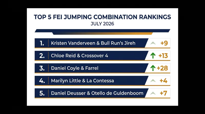 The July 2026 update saw massive leaps from Chloe Reid and Daniel Coyle into the podium positions.