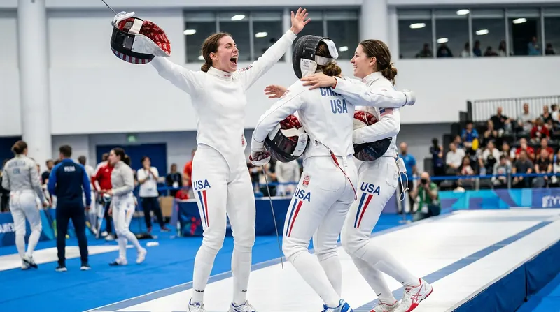 The team relay format demands consistency across all nine bouts, testing the depth of each nation's roster.