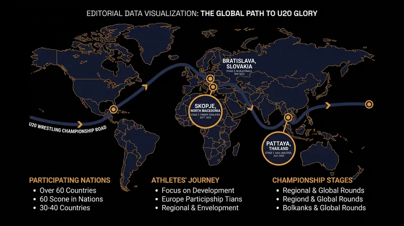 The road to the 2026 U20 World Championships spans multiple continents.