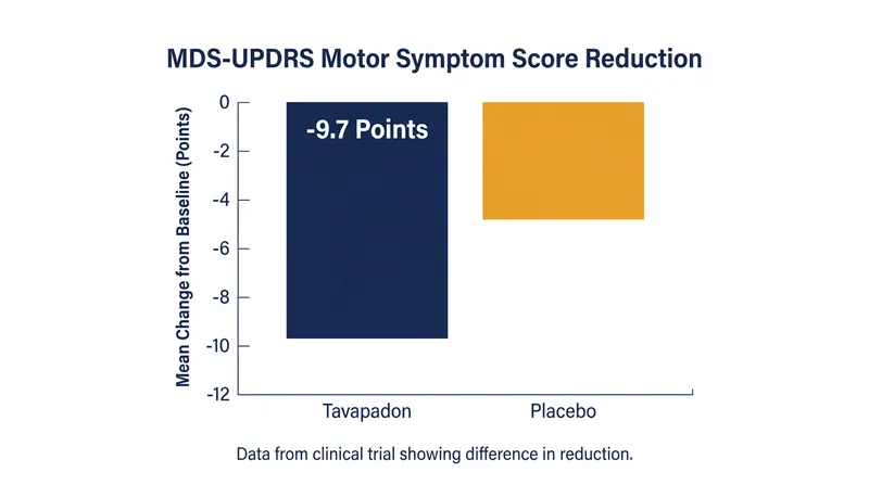 Phase 3 trials demonstrated a significant reduction in motor symptom severity for early-stage patients.