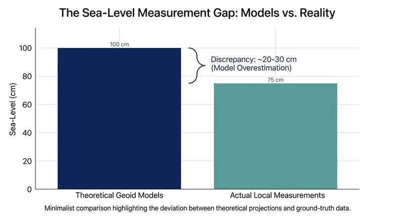 A 2026 meta-analysis revealed that actual relative sea levels are significantly higher than theoretical models predicted.
