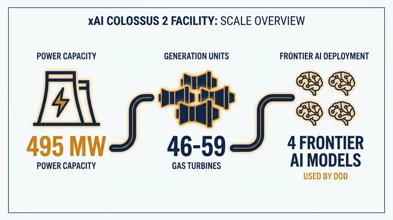 The scale of the Memphis AI facility and its ties to national defense.