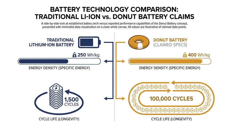 Donut Lab's initial marketing claims promised performance metrics far beyond current lithium-ion capabilities.