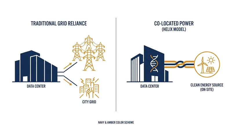By co-locating facilities with dedicated power sources, infrastructure providers can bypass years of grid transmission delays.