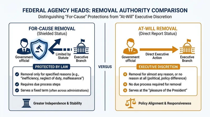 How the ruling changes the job security of federal agency leaders.