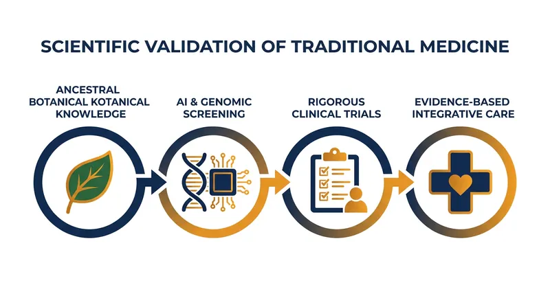 Advanced technologies like AI and genomics are accelerating the scientific validation of traditional remedies.