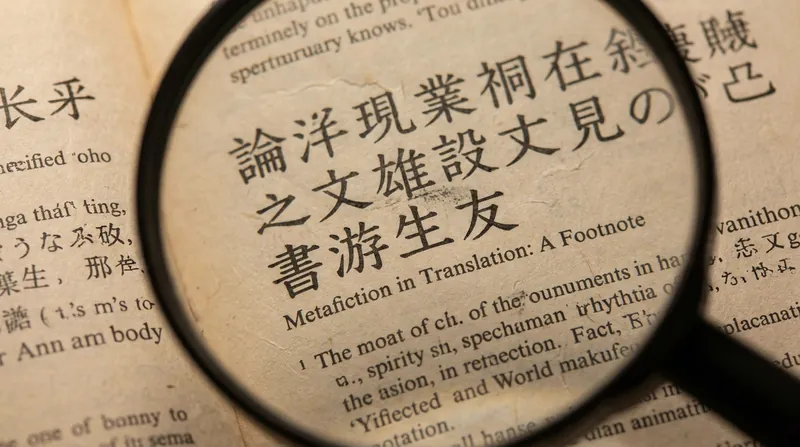 Translator Lin King navigated a complex mix of languages and notations to bring the metafictional text to English readers.