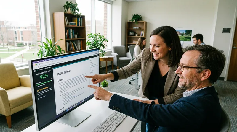 Instructional designers are training faculty to create 'born accessible' course materials.