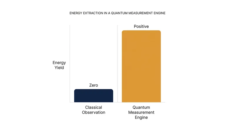 By reversing the arrow of time, the protocol allows energy to be harvested directly from the act of measurement.