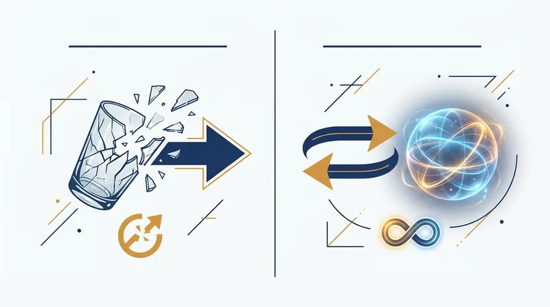 Unlike the macroscopic world, the fundamental equations governing quantum mechanics are entirely time-symmetric.