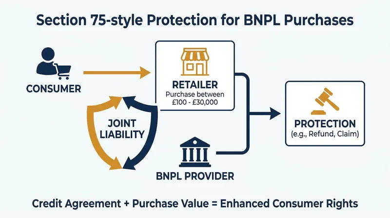 How Section 75-style protections will shield BNPL users from faulty goods or undelivered services.