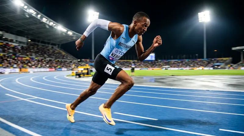 Botswana's Busang Collen Kebinatshipi broke the Diamond League 400m record at the Meeting de Paris.