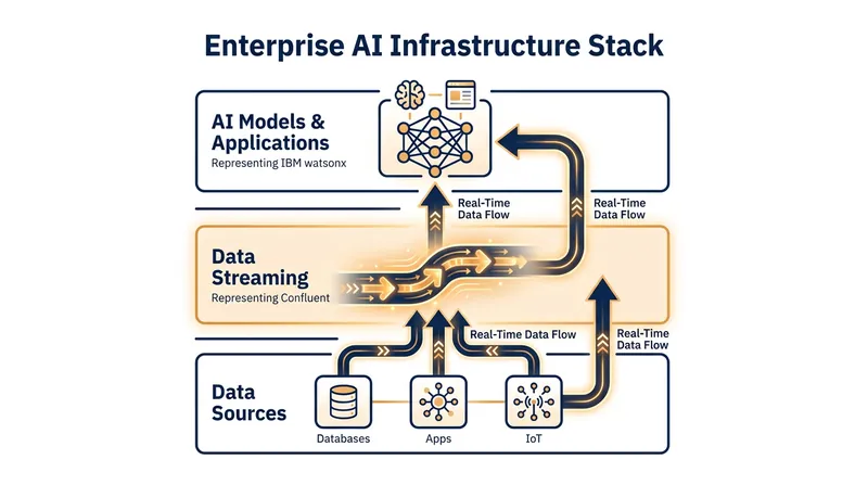 Confluent's technology bridges the gap between raw corporate data and live AI applications.