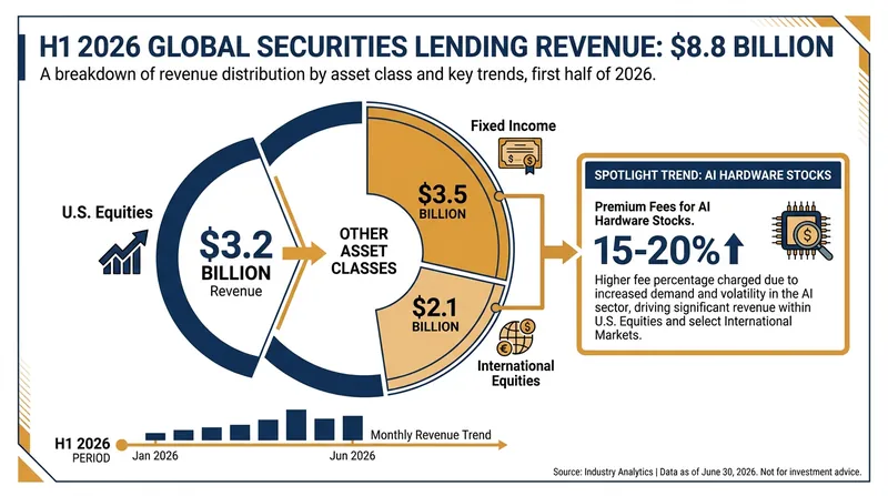 U.S. equities, particularly in the technology sector, drove a significant portion of the record lending revenue.