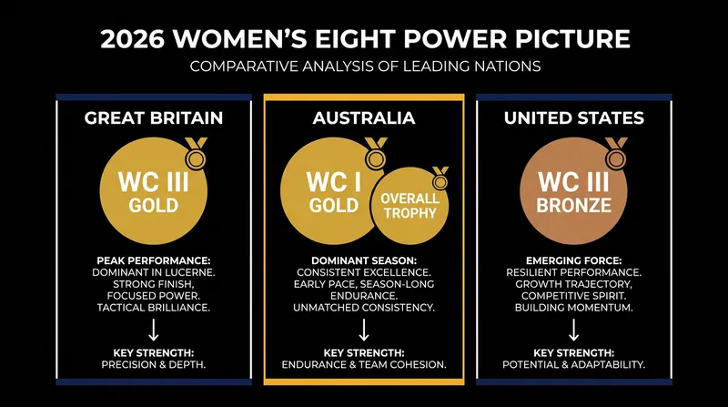 Three nations have separated themselves from the pack heading into the World Championships.