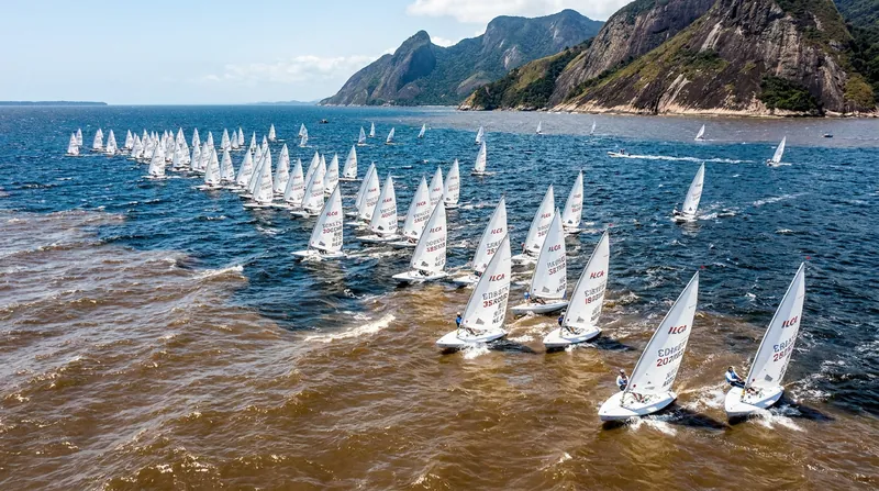 The ILCA 6 fleet faced wildly shifting winds ranging from 4 to 22 knots on the final day of racing in Kaštela Bay.