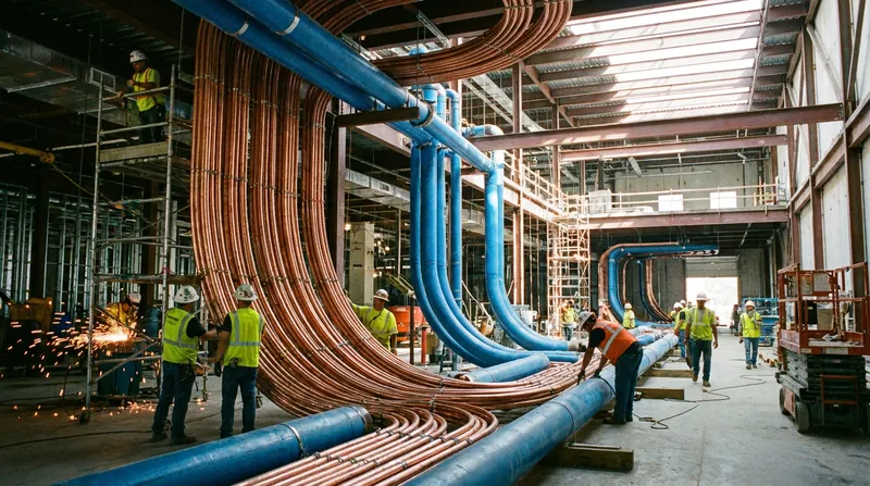 Electrical and mechanical systems account for the majority of a data center's construction costs.