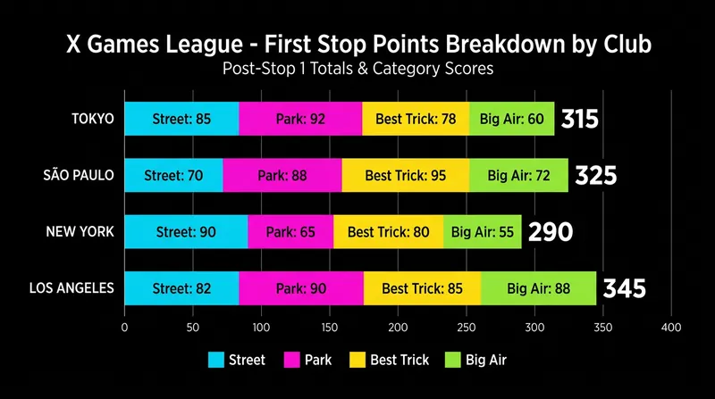 With only 170 points separating first from fourth, the championship race remains wide open.