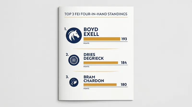 The race for World No. 1 has tightened to a 13-point spread among the top three drivers.