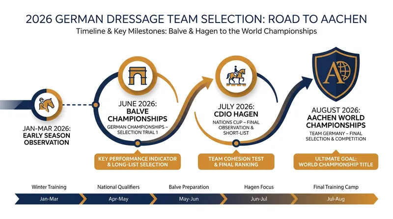 The road to the 2026 World Championships requires horses to stay perfectly sound through a rigorous series of mandatory qualifiers.