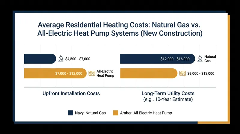 Industry groups argue that mandating all-electric construction drives up upfront housing costs.