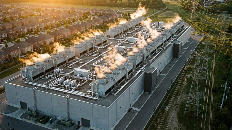The physical footprint of AI requires massive, constant power generation, fundamentally altering local utility economics.