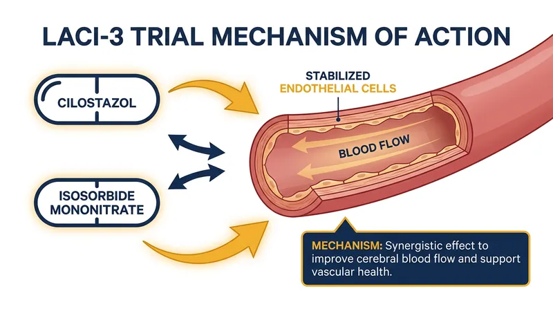 The LACI-3 trial is testing whether repurposing two existing cardiovascular drugs can stabilize the brain's microvasculature and prevent cognitive decline.