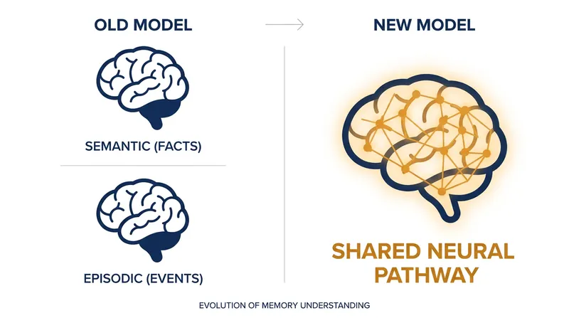 The traditional division between fact-based and event-based memory systems is being replaced by a unified network model.