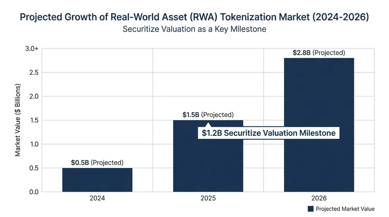 The $1.2 billion Securitize listing marks a major milestone in the rapidly expanding RWA sector.