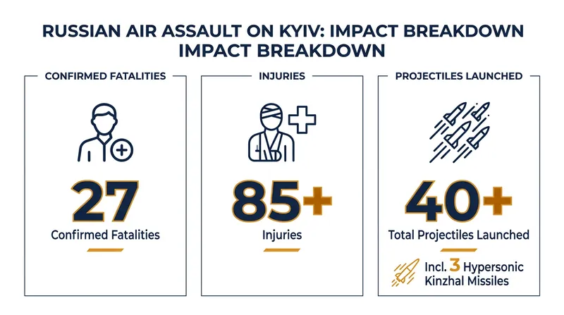 The human toll and scale of the recent bombardment on the Ukrainian capital.