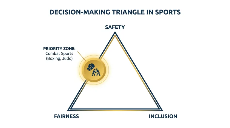 Sports biomechanists argue that in martial arts, physical safety must take precedence over inclusion.
