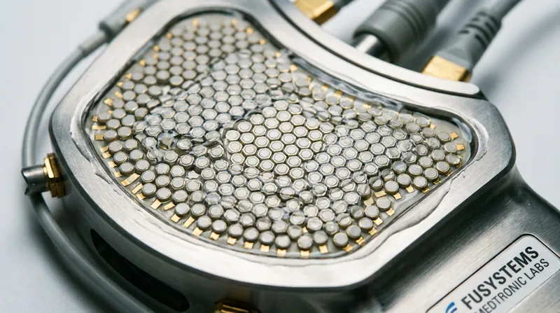 The specialized transducer array emits acoustic waves that can be steered with millimeter precision using MRI guidance.