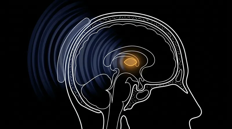Acoustic waves pass harmlessly through the cortex and converge on the amygdala, altering the electrical activity of the targeted neurons.