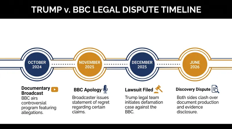The legal battle stems from a documentary broadcast just days before the 2024 presidential election.