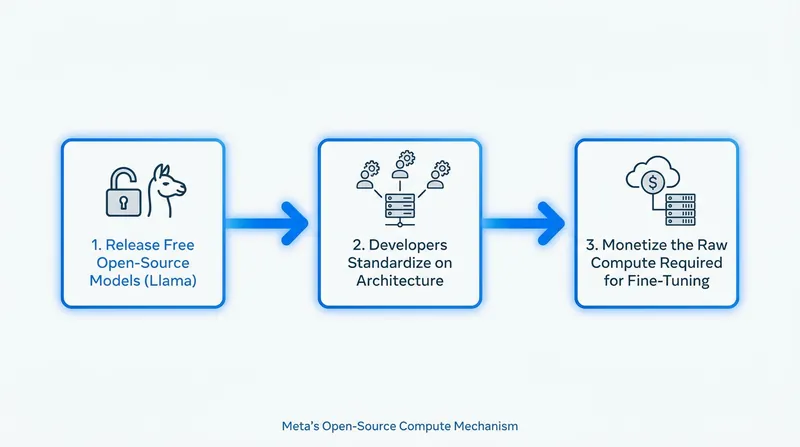 The mechanics of Meta's razor-and-blades strategy for AI infrastructure.