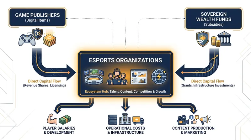 The new pillars of esports sustainability rely heavily on publisher cooperation and sovereign subsidies.