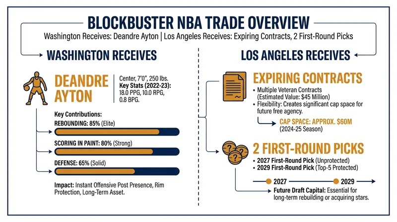 The core components of the blockbuster trade between Los Angeles and Washington.
