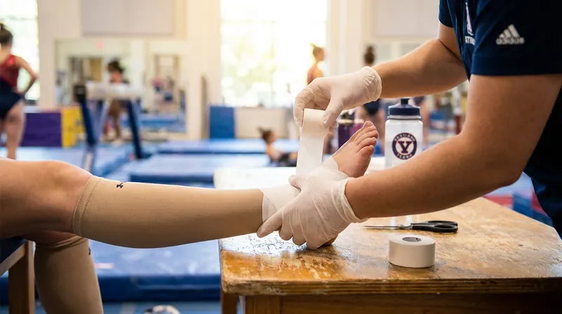 Currently pursuing a Master's in Athletic Training, Brown plans to transition into sports medicine to care for the next generation of gymnasts.