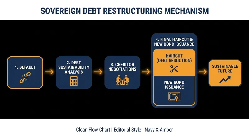 The standard mechanism for restructuring sovereign debt requires a consensus on debt sustainability.