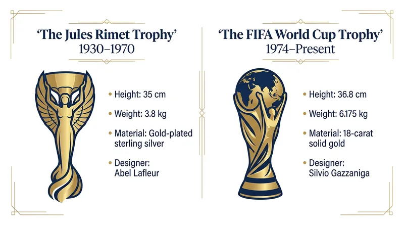The physical evolution of the tournament's ultimate prize.