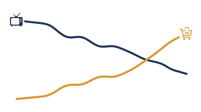 The structural decline in cable television viewership has severely eroded QVC's primary distribution channel.