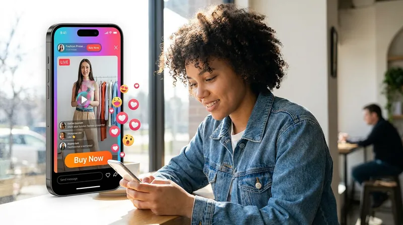 Social commerce platforms like TikTok and Instagram have successfully replicated the live shopping experience for a mobile-first demographic.