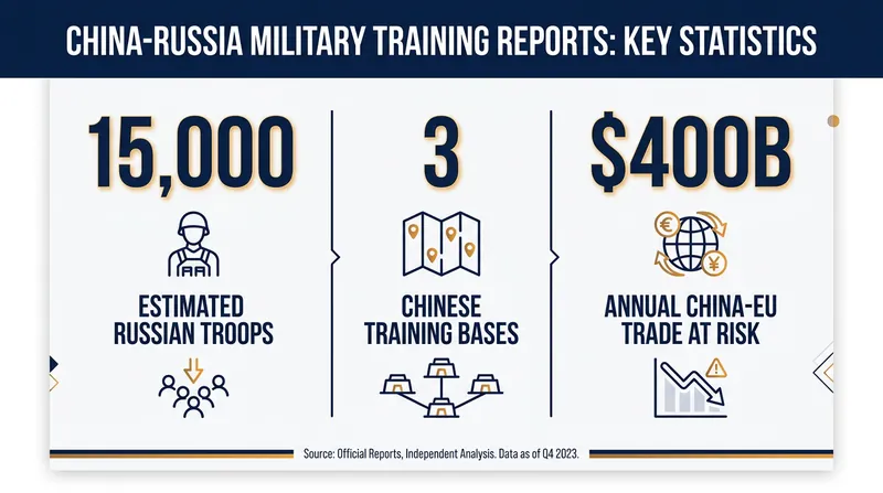 Intelligence estimates suggest thousands of Russian troops are rotating through specialized Chinese training facilities.